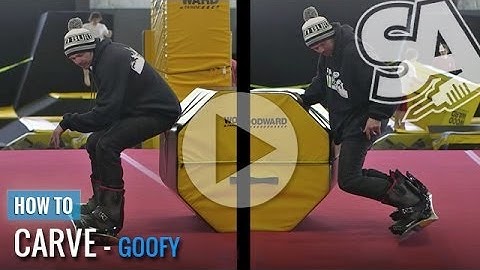 How To Carve On A Snowboard (Goofy)