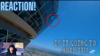 "World's Highest Basketball Shot" - Dude Perfect | REACTION!