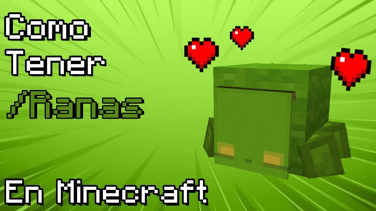 Tutorial! Como Tener Ranas Sin Mods! En Minecraft 1.14.X [PE ...