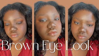 Brown eye look for Brown skin girls