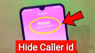 hide caller id | hide incoming call number | hide call number screenshot 5