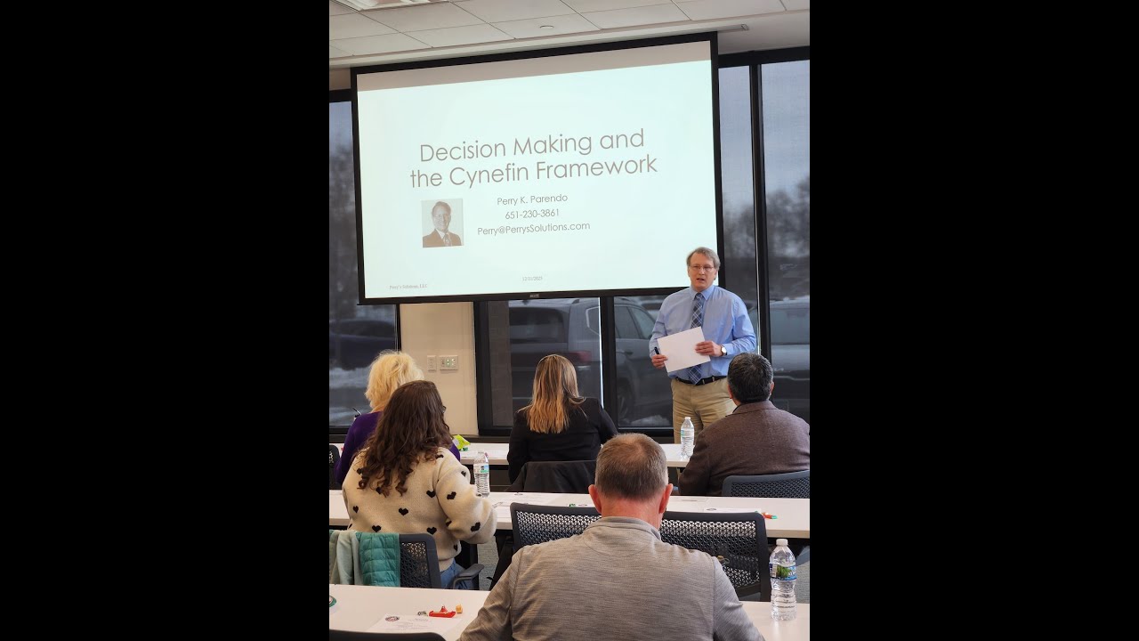 Decision Making and the Cynefin Framework - Perrys Solutions