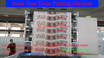 Stack Type Flexo Printing Machine