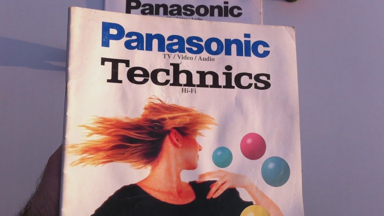 Technics & Panasonic catalog 1995-1996 commercials Hi-Fi Audio