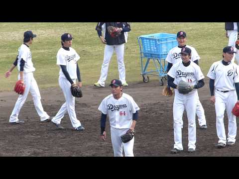 2013.11.17　中日ドラゴンズ秋季キャンプ13　投手ノック