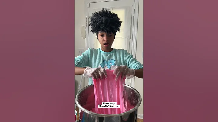 Making a SUMMER Slime ☀️ #shorts