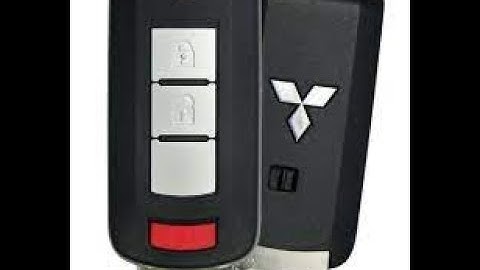 Free Key Fob Remote Programming Instructions for a 2018 Mitsubishi Eclipse Cross  SMART KEY FOB REMO