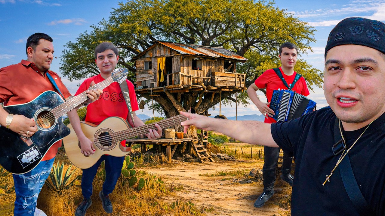 Vive en un ÁRBOL en medio de la NADA… Y le llevamos MÚSICA VIEJITA 😱🎶