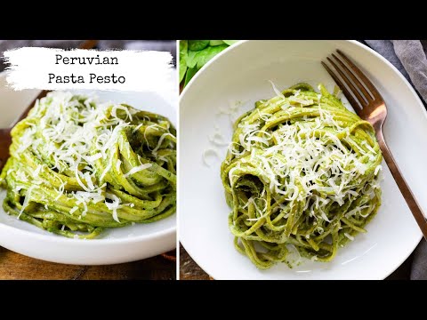 Tallarn Verde  Peruvian Pasta Pesto