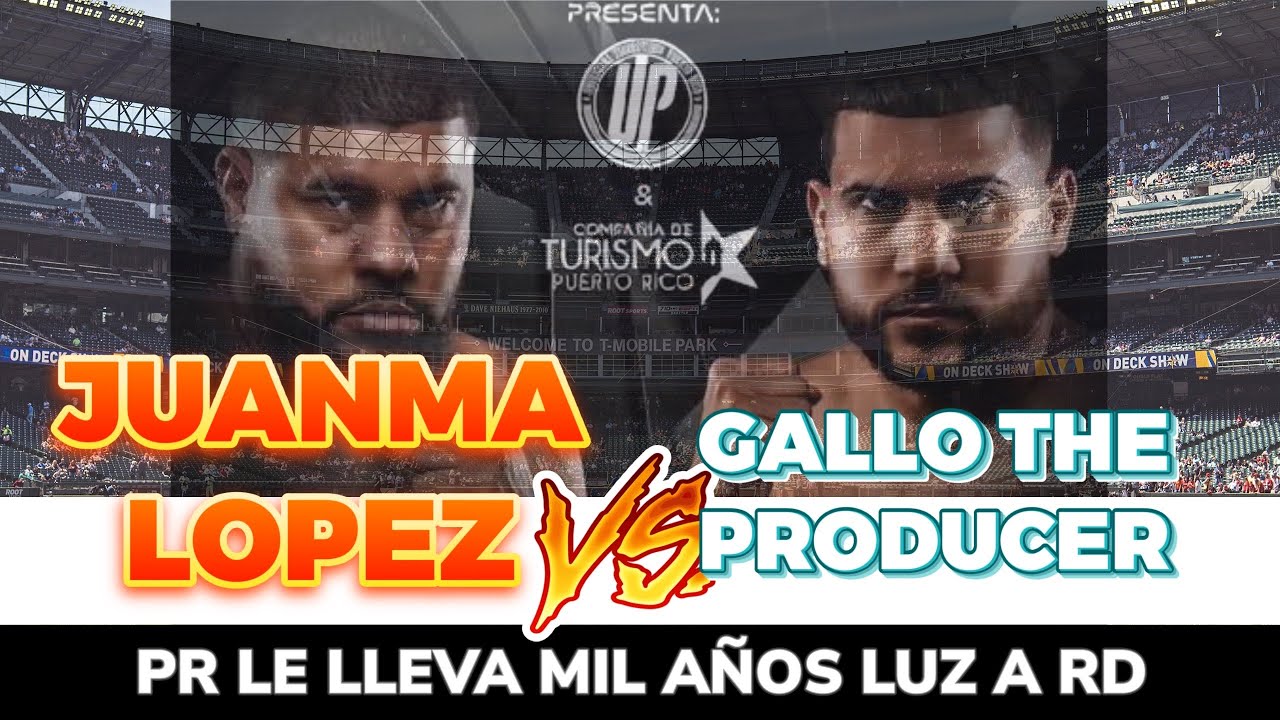 GALLO THE PRODUCER VS JUANMA BOXING QUIEN GANARÁ ?❌😳 PR LE LLEVA MUCHO A RD EN BOXEO