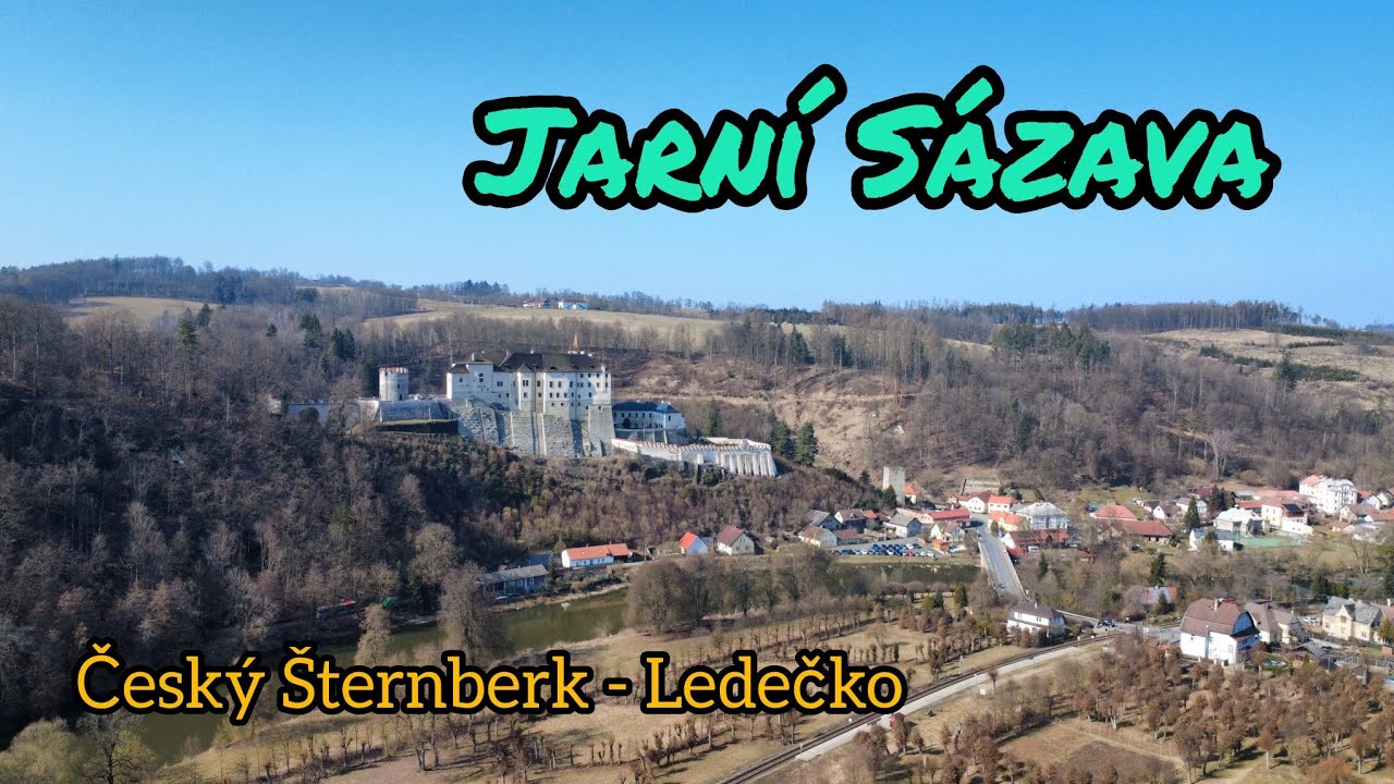 Jarní Sázava | Zlatá řeka trampů a vodáků | Český Šternberk - Ledečko 