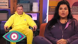 Iris und Peter packen den Koffer in der Badewanne! | Promi Big Brother 2023 | SAT.1