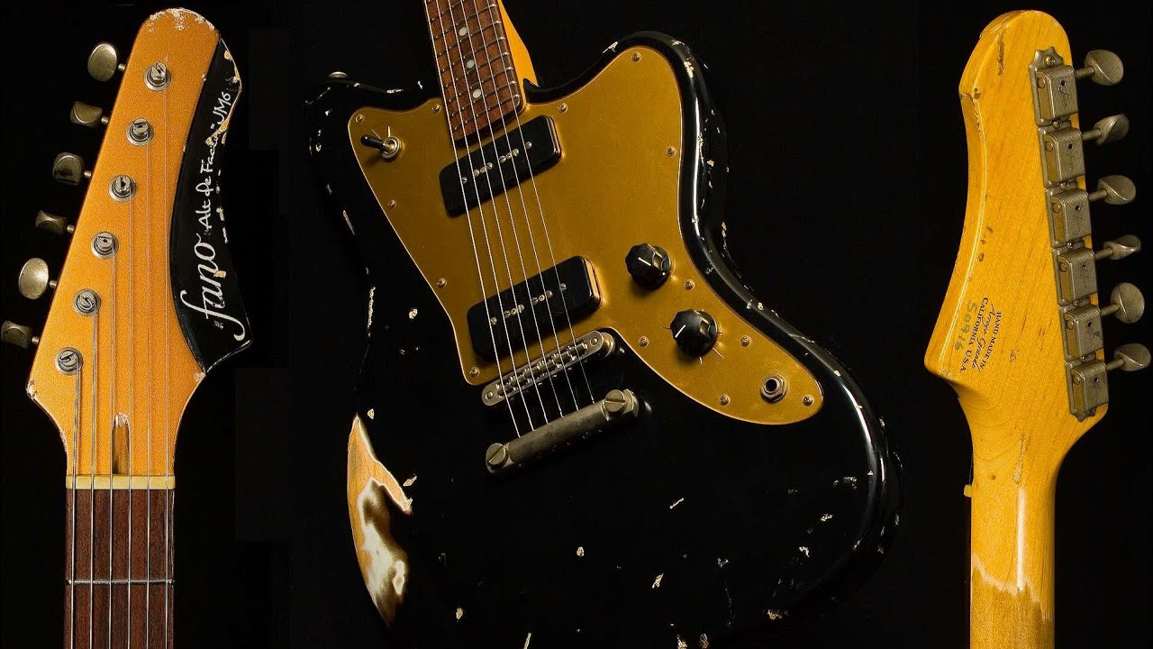 Fano Alt De Facto RB6 黄金期 Fano Guitars Alt de Facto RB6T Thinline Bull Black