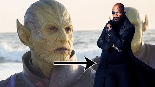 Why nick fury is a skrull in captain marvel with proof