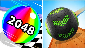 Ball Run 2048 Vs Going Balls  All Levels IOS Android Gameplay Walkthrough Update
