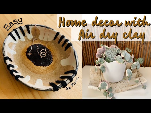 Ceramics WITHOUT a kiln? Air Dry Clay vs REAL Clay! Easy DIY Air dry cup  for beginners. 