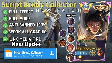 Script Brody Collector - Ore Chemist No Password | Full Effect Voice | New Patch