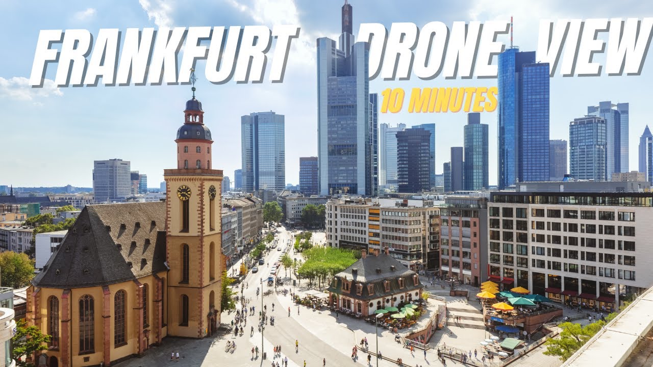 Frankfurt Drone View 10 Minutes | Frankfurt Skyline Aerial