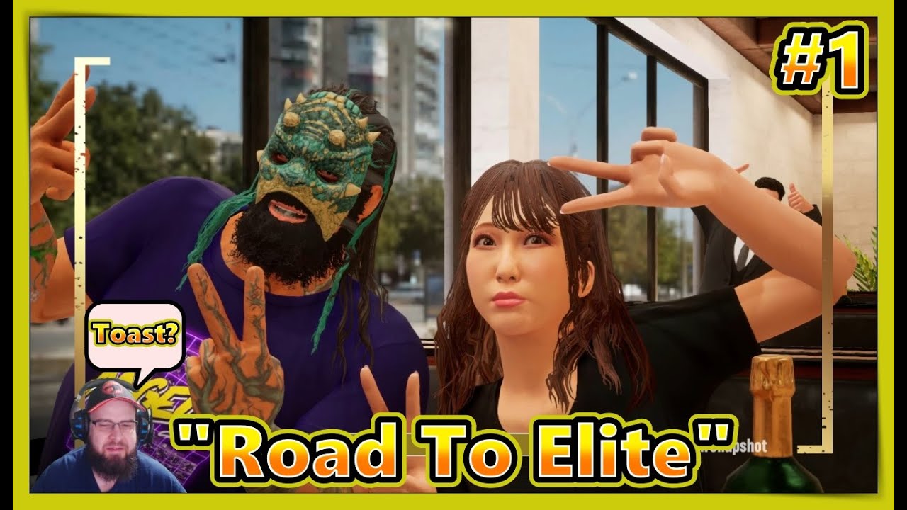 AEW Fight Forever Road to Elite #1 with Luchasaurus