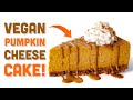 VEGAN PUMPKIN CHEESECAKE! Super EASY and DELICIOUS!