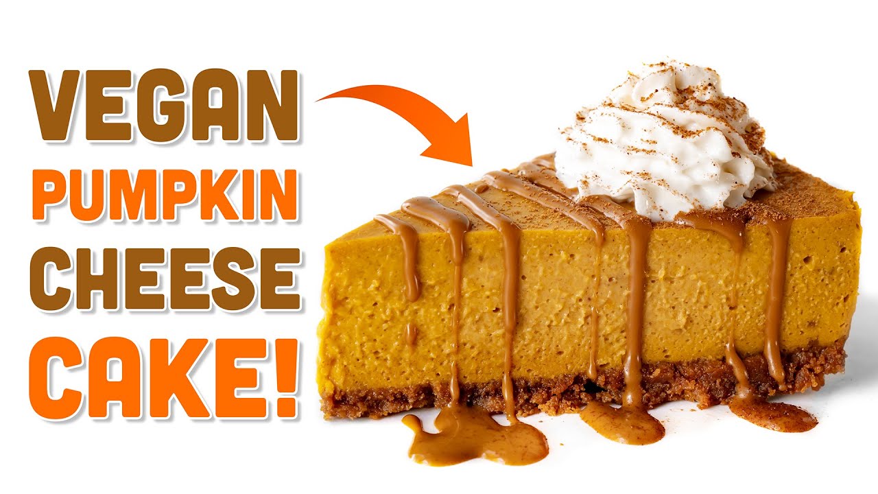 ВЕГАНСКИЙ ТЫКВЕННЫЙ ЧИЗКЕЙК! ОЧЕНЬ ПРОСТО И ВКУСНО!