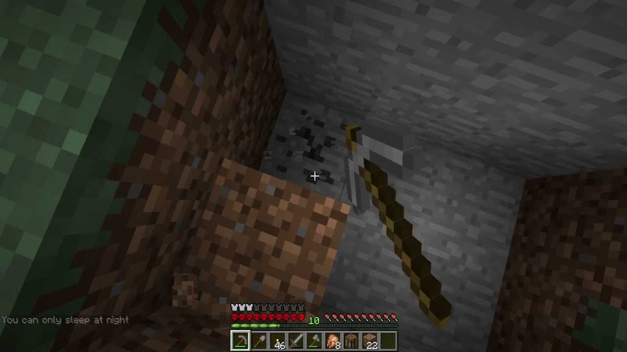 Let's Play Minecraft Hardcore 2 Part 4 - Into The Mining Site - YouTube