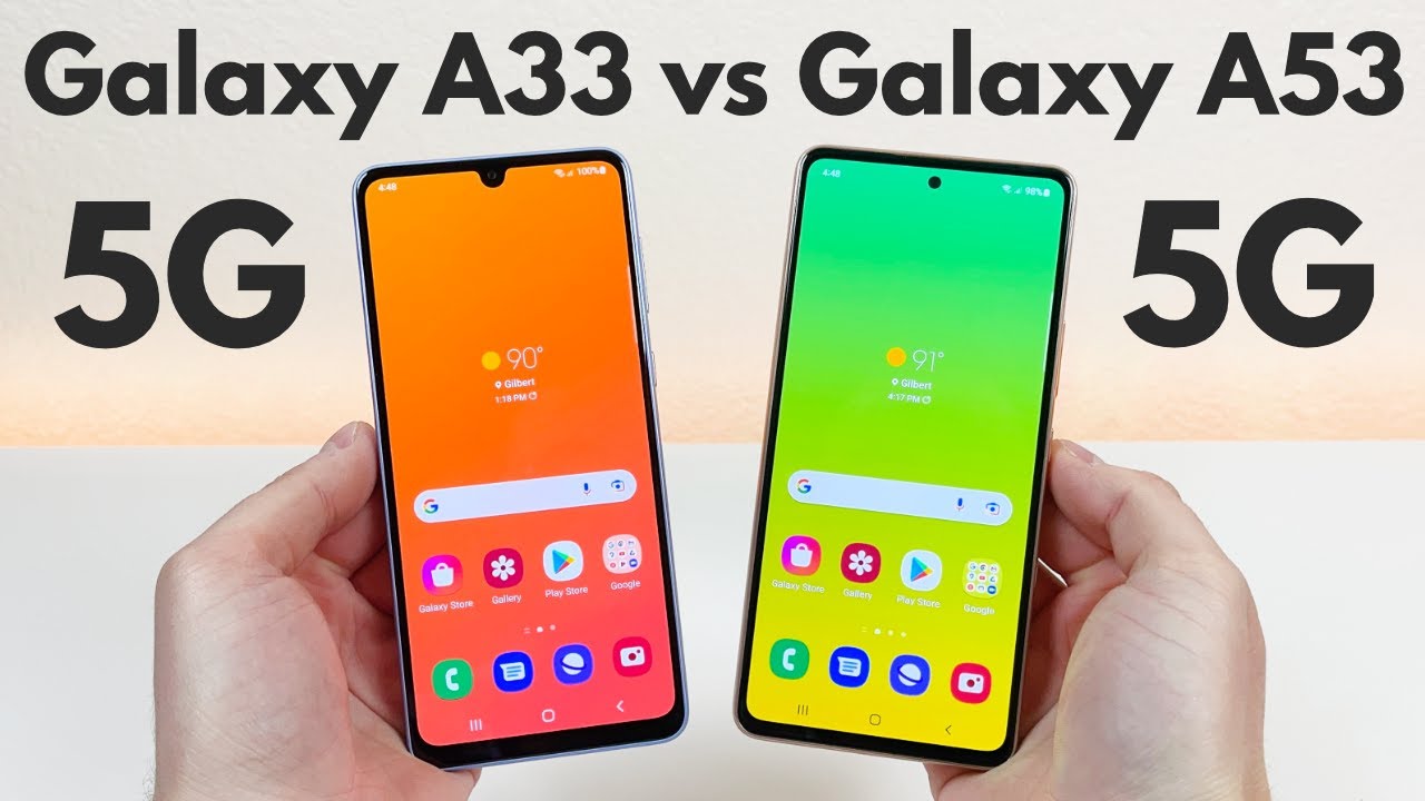 Samsung Galaxy A53 vs. Galaxy A33: What's the difference?