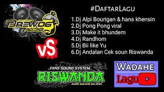 DJ ANDALAN BREWOG AUDIO VS RISWANDA FULL BASS | WADAHE LAGU