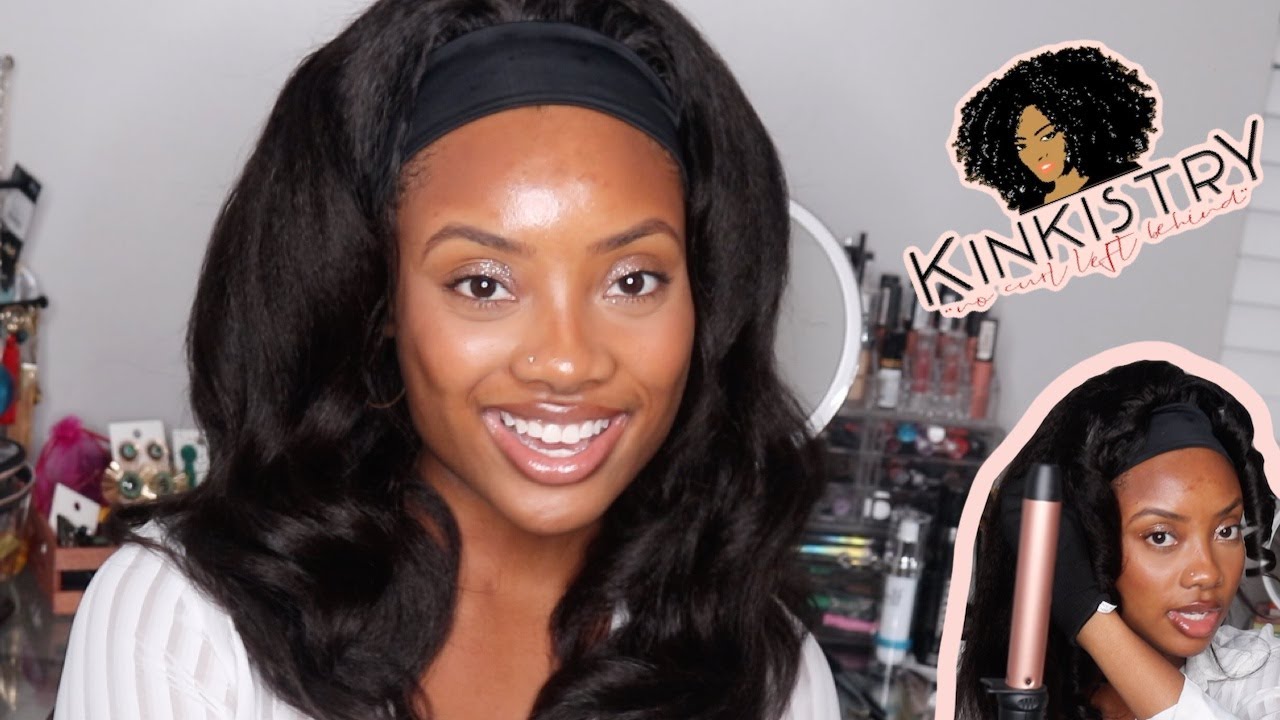 Natural, Blowout Textured Headband Wig | Kinkistry | FrizzyBri