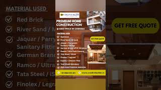 Premium Home Construction at the Best Price in Chennai – Get a Free Quote from Creative Builder