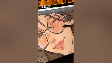 drawing with clip studio paint 🍎 #digitalart #illustration #ad #sponsored