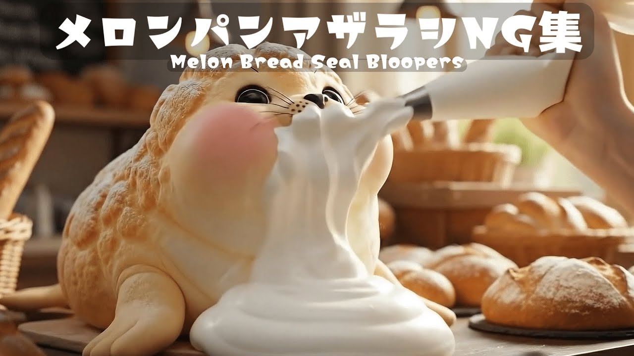 Милые и забавные неудачные дубли тюленя–дынного хлеба 