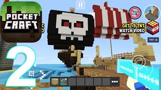Pocket Craft Survivor Mode Gameplay Walkthrough Part 2 (IOS/Android) screenshot 3