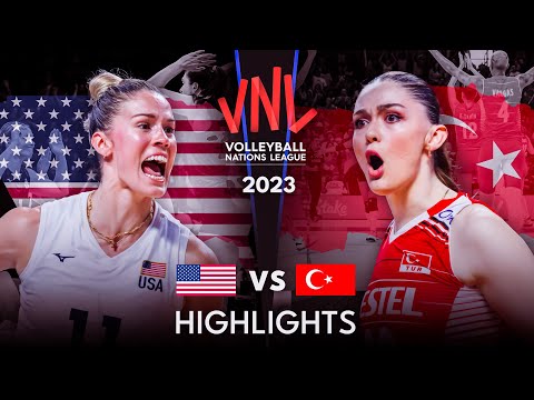 LEGENDARY MATCH | USA vs TURKIYE | Women's VNL 2023
