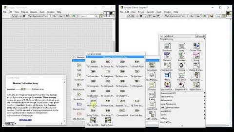 LabVIEW | Numeric Palette 16 - Conversion