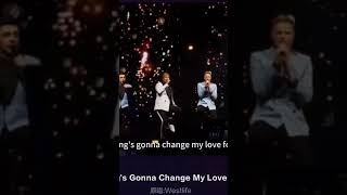 Westlife Concert nothing's  gonna change my love for you