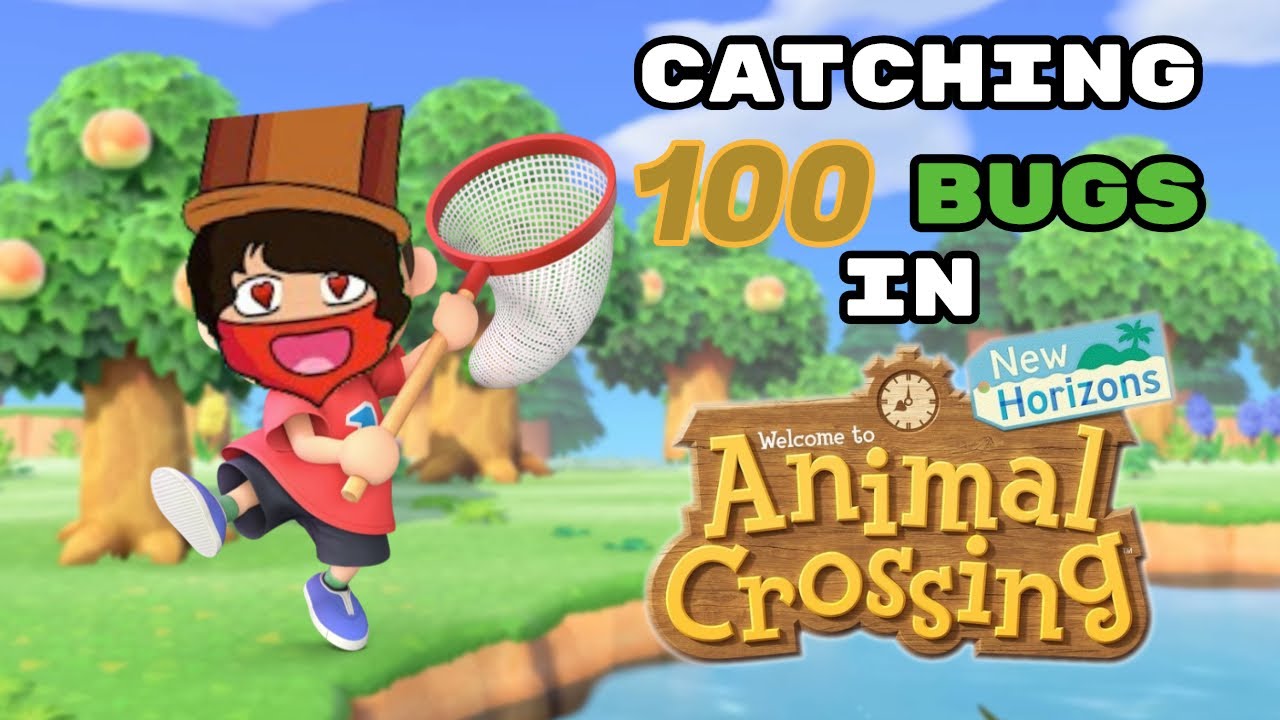 catching 100 bugs in Animal crossing New Horizons - YouTube