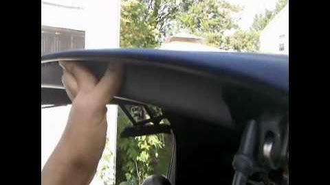 Mini Cooper Convertible Top Repair Part 1