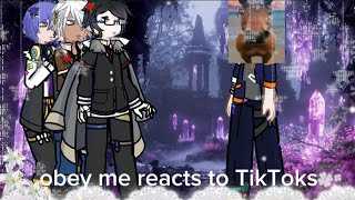 Obey me reacts to tiktoks 