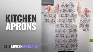 Top 10 Kitchen Aprons [2018]: Best Deals - Kitchen 4 Pcs Set * Apron * Kitchen Towel * Oven Mitt *