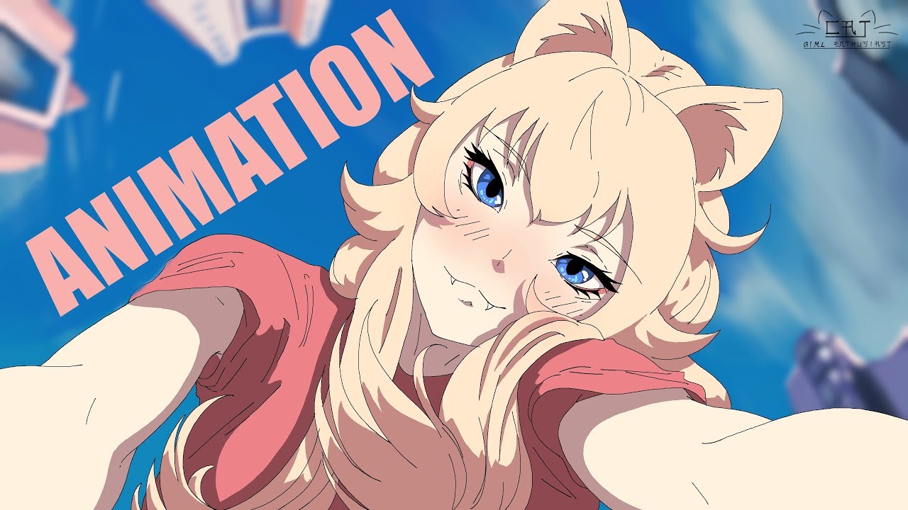 Catgirl Licks You Short Animation Youtube 