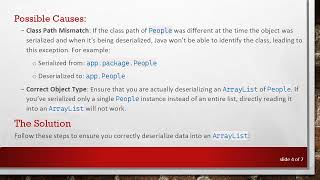 How to Deserialize and Transfer Data to an ArrayList in Java
