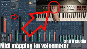 Midi mapping for FL studio and Voicemeter.