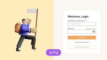 Login Web Design in Figma | Tamil Tutorial