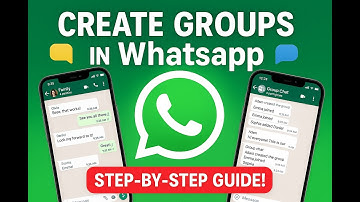 How to Create Groups in WhatsApp | Step-by-Step Guide (2025)