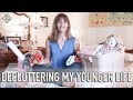 Decluttering My Younger Life - Huge Full Day Declutter - The Road To Living With Less