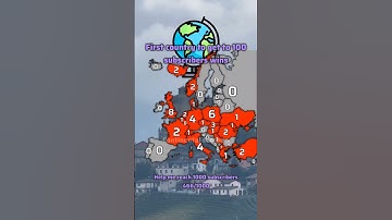 First country to get to 100 subscribers first wins 3 #map #mapping #europe #geography #mapper #maps