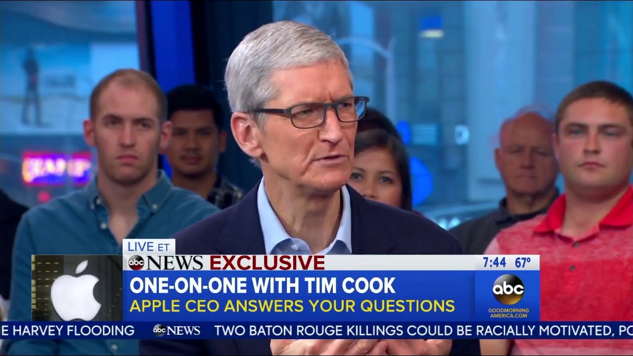 Tim Cook On iPhone X Price:  "It's A Value Price"