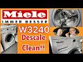 Miele W3240 Descale Clean with @servisslimline