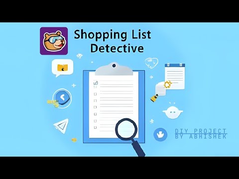 DIY Shopping List Checker | Python Coding | PictoBlox | By Abhishek Tiwari